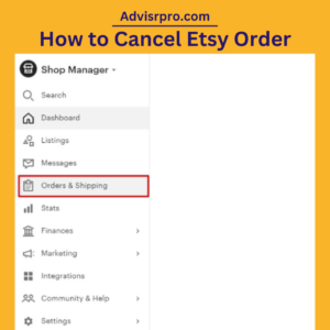 How to Cancel Etsy Order