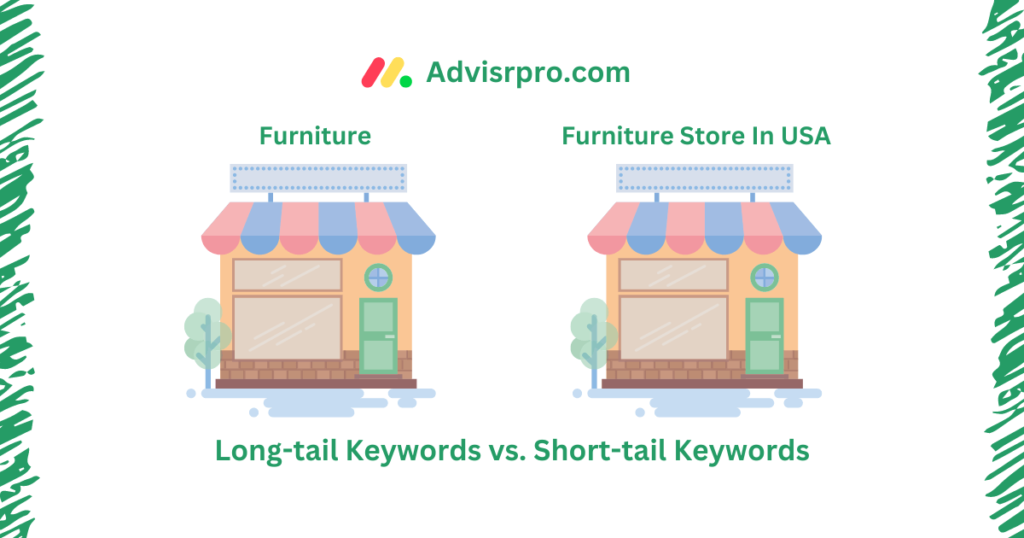 Long-tail Keywords vs. Short-tail Keywords