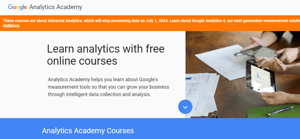 google analytics academy
